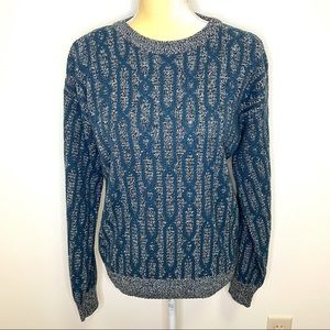 Vintage Houston Grandpa Sweater Knit 80s